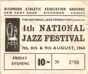 Richmond Jazz Festival ticket